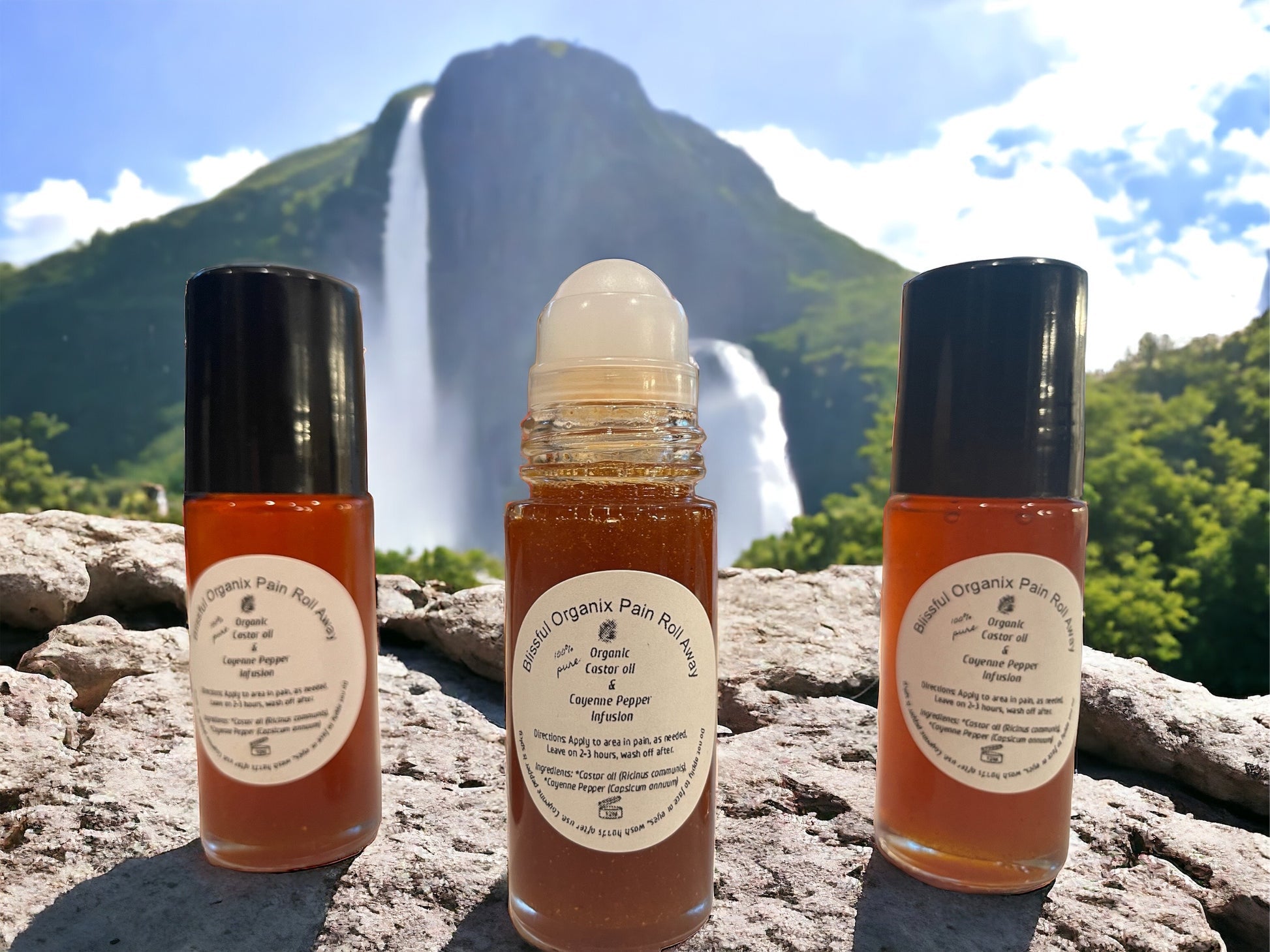Organic Castor Oil & Cayenne Pepper Roller