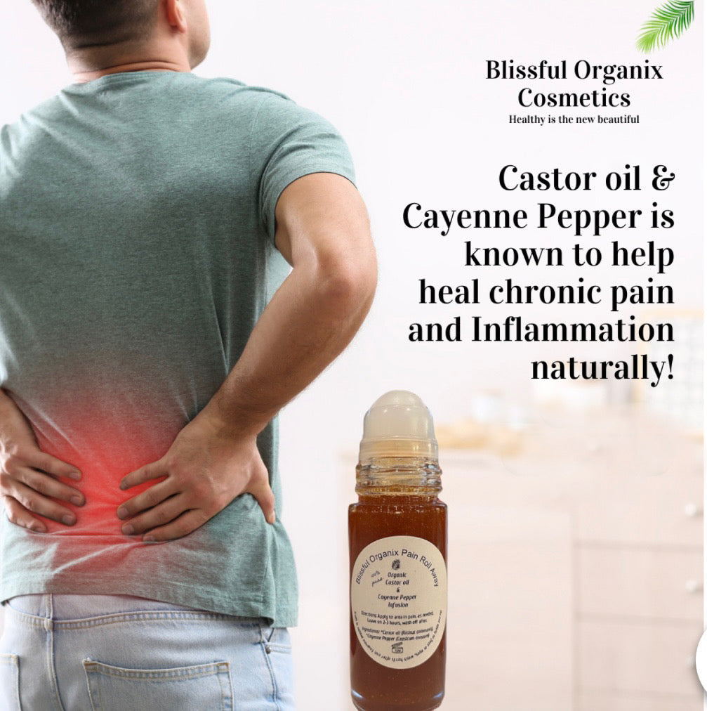 Organic Castor Oil & Cayenne Pepper Roller