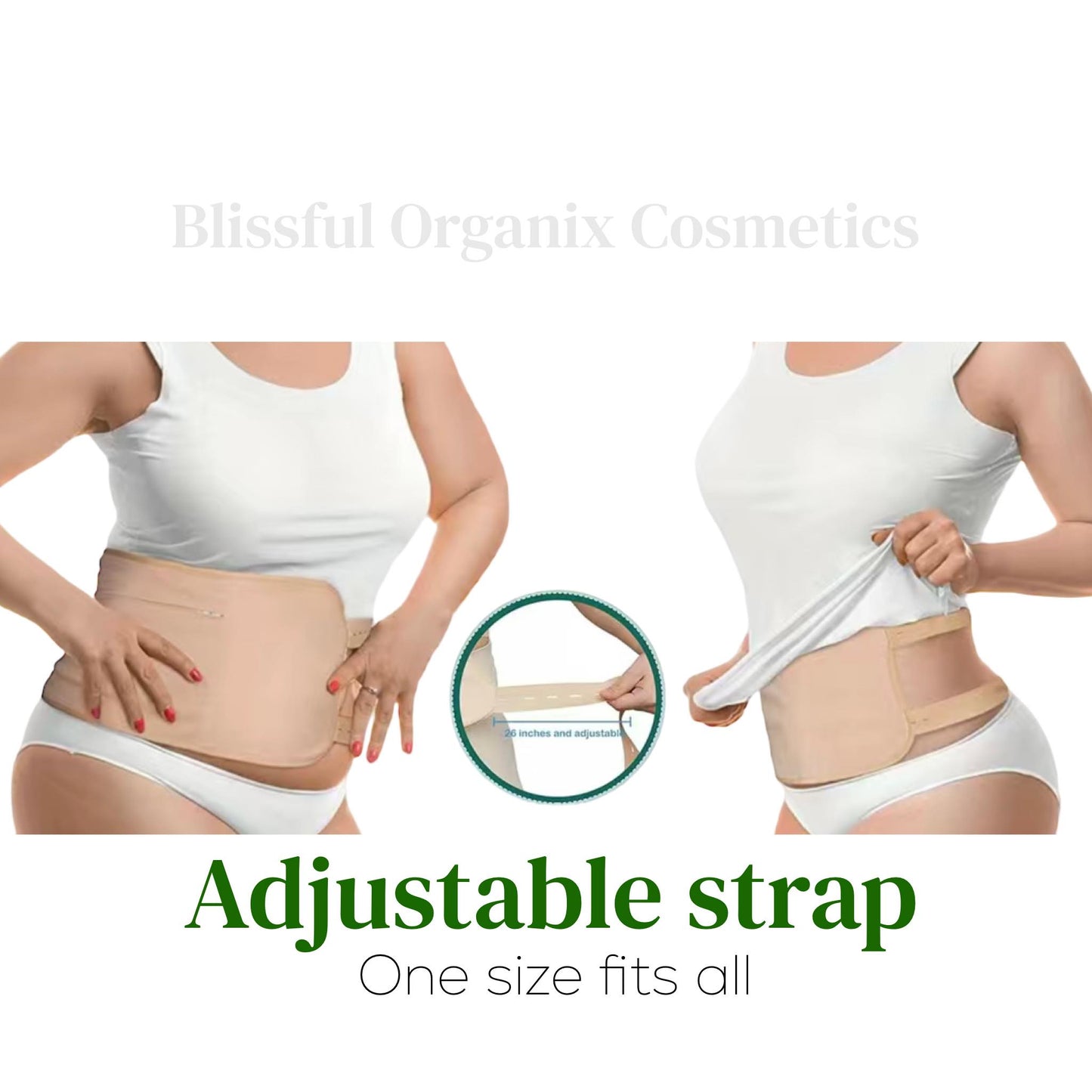 Organic Castor Oil- Back, Abdomen and Neck/Thyroid Wellness Pack Kit with Oil
